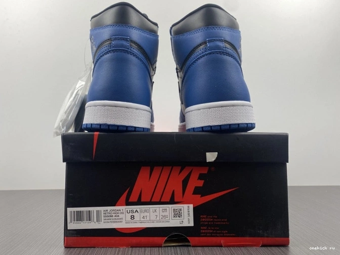 Rep Onekick Marina 555088-404 1 High Air 'Dark OG Jordan Blue' Retro 0821